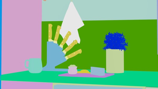 Instance Segmentation render pass