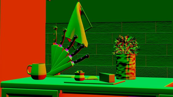 Surface Normals render pass