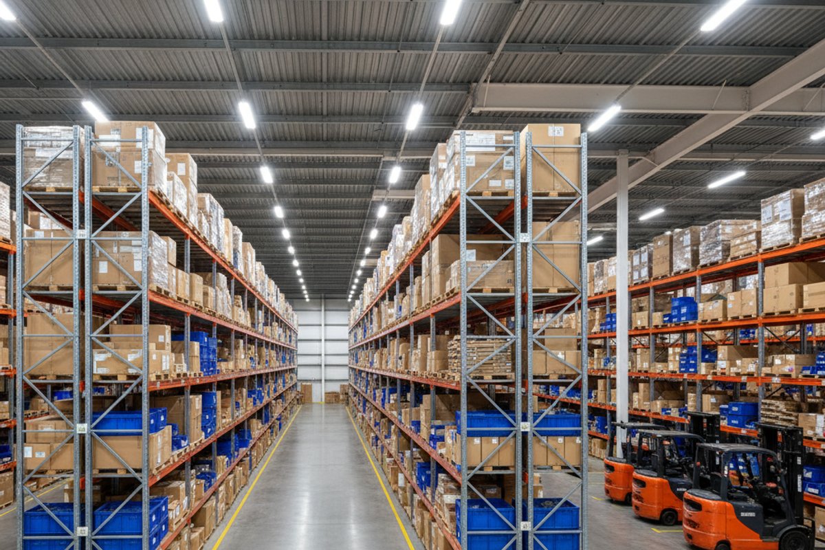 Warehouse Pick & Place environment illustration
